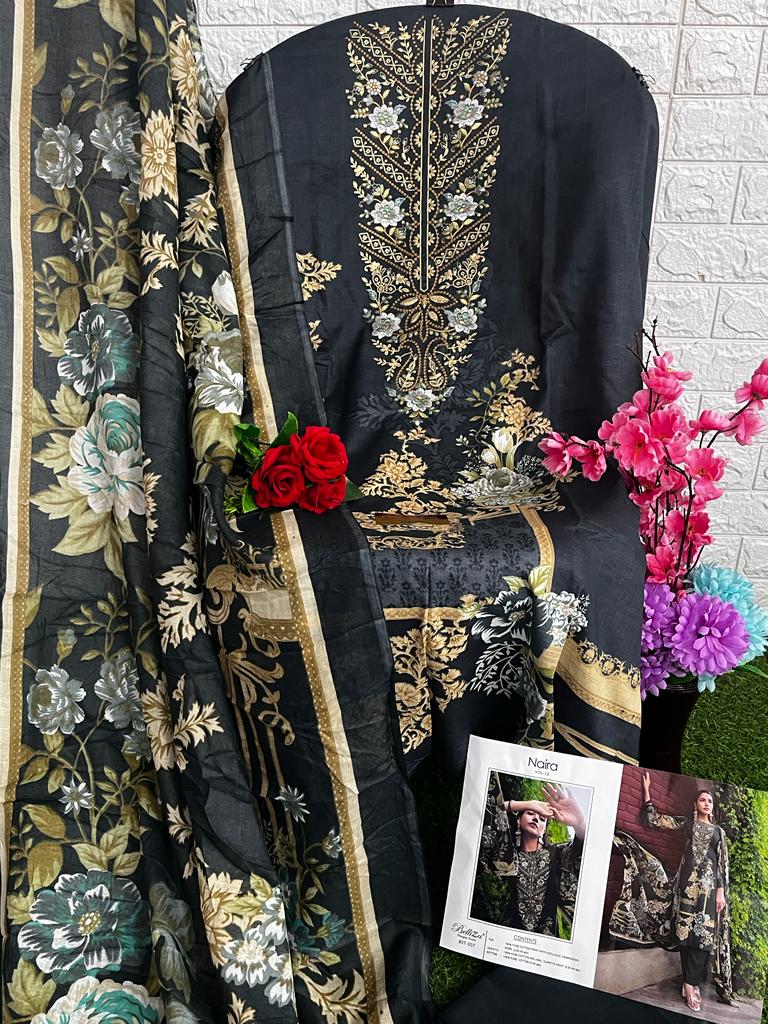 Naira Vol 13 Pure Cotton Pakistani Dress Material Catalog